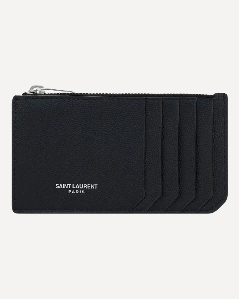 Saint Laurent Card Holder Male Black