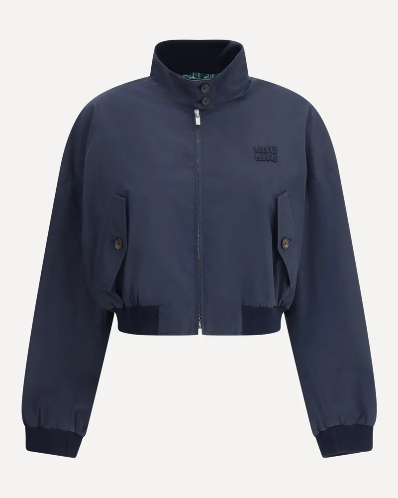 Miu Miu Bomber Jacket Female Blue