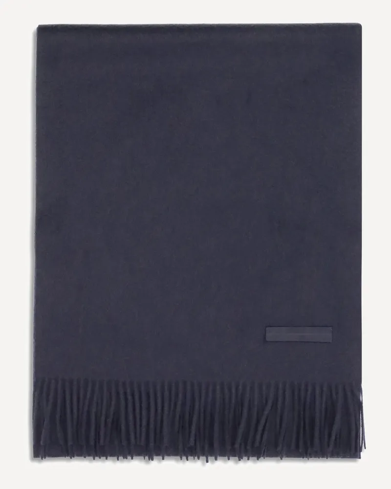 Ermenegildo Zegna Cashmere Scarf Male Blue