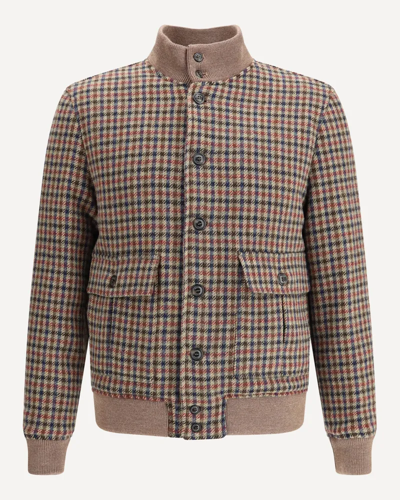 Valstar Valstarino Jacket in Prince of Wales lambswool Male Multicolour