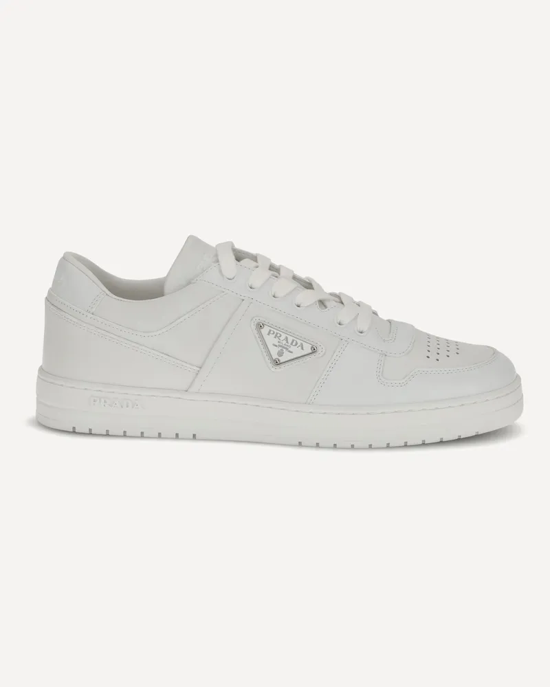 Prada Leather Sneakers Male White