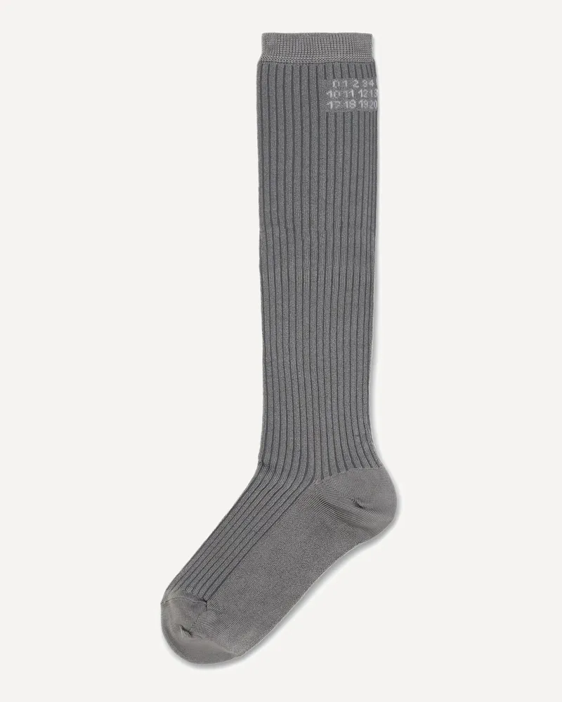 Maison Margiela Stretch viscose blend Socks Female Grey