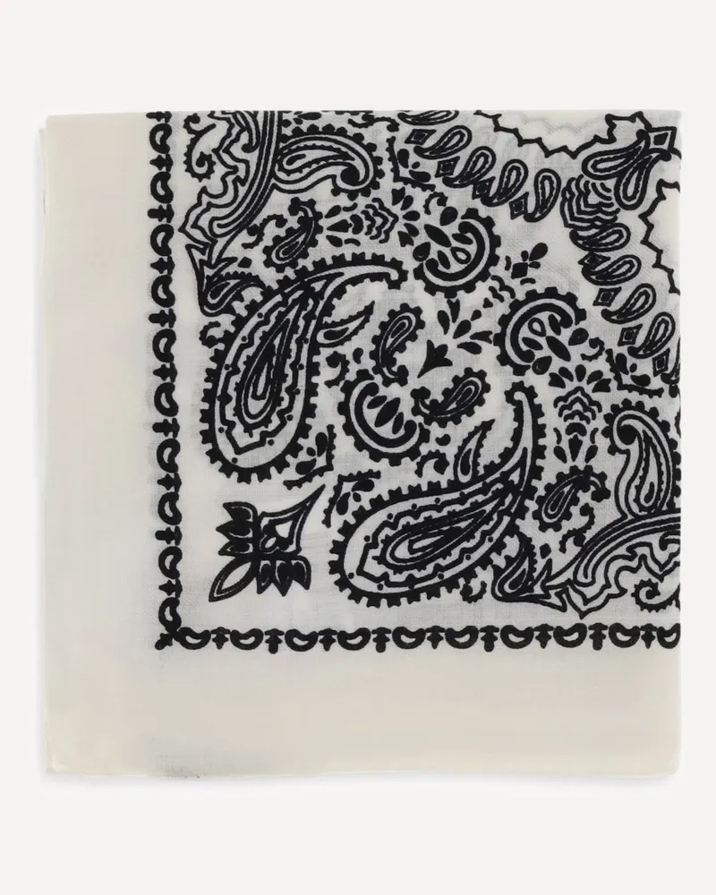 Destin Bandana Scarf Female White