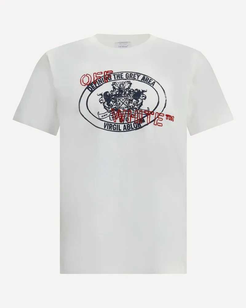 OFF-WHITE Stamp Arrow Slim T-shirt Male White
