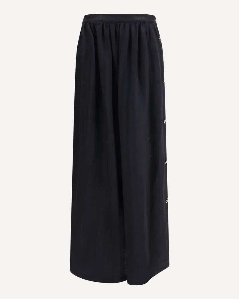 Kristina Ti Wool and silk long Skirt Female Black