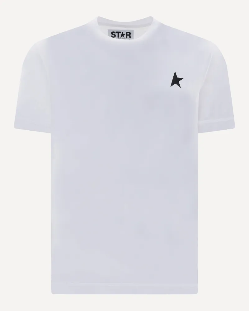 Golden Goose Star T-Shirt Male White