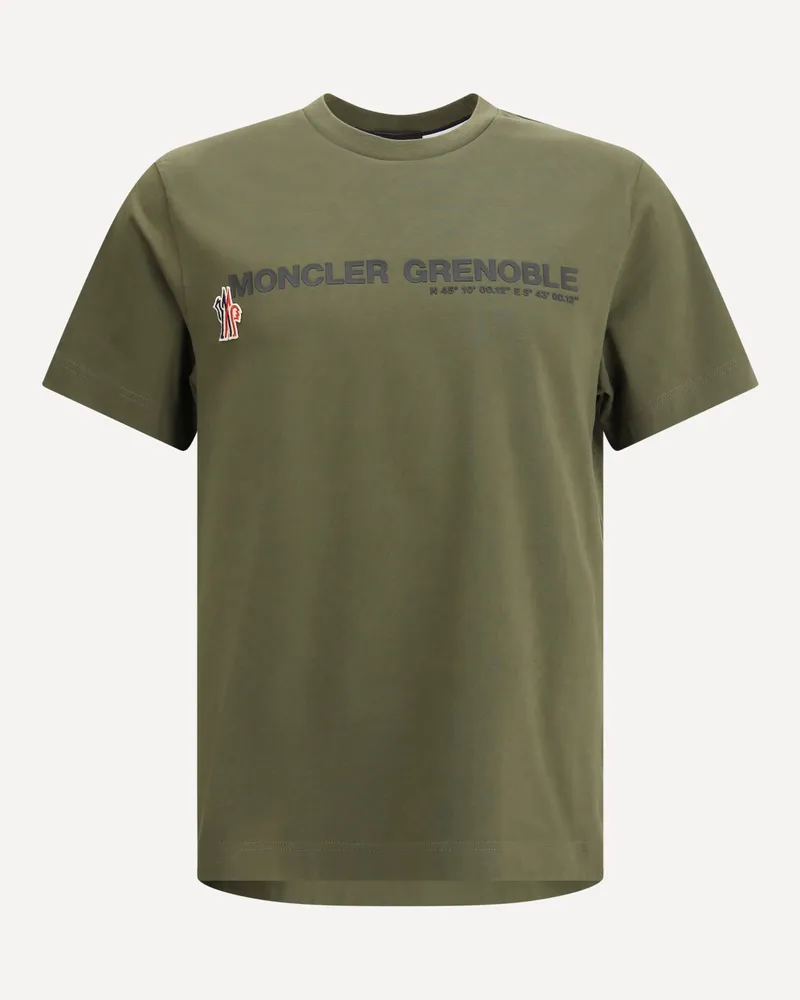 Moncler Cotton T-shirt Male Green