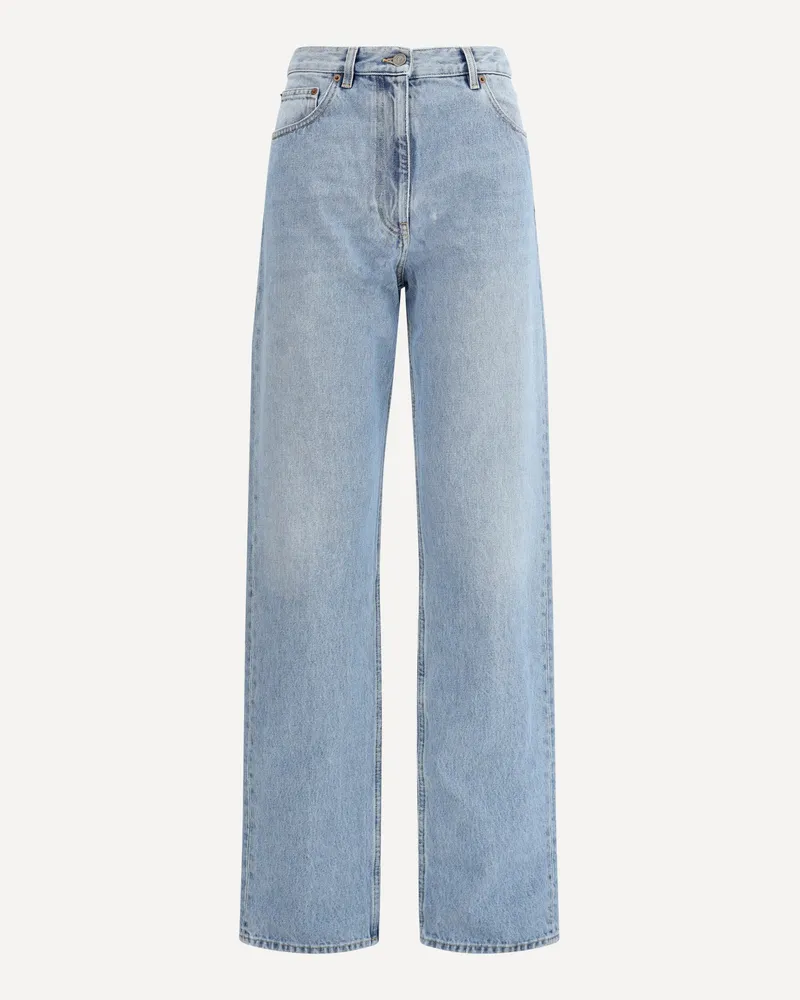 Valentino Garavani Cotton Five-Pocket Jeans Female Light