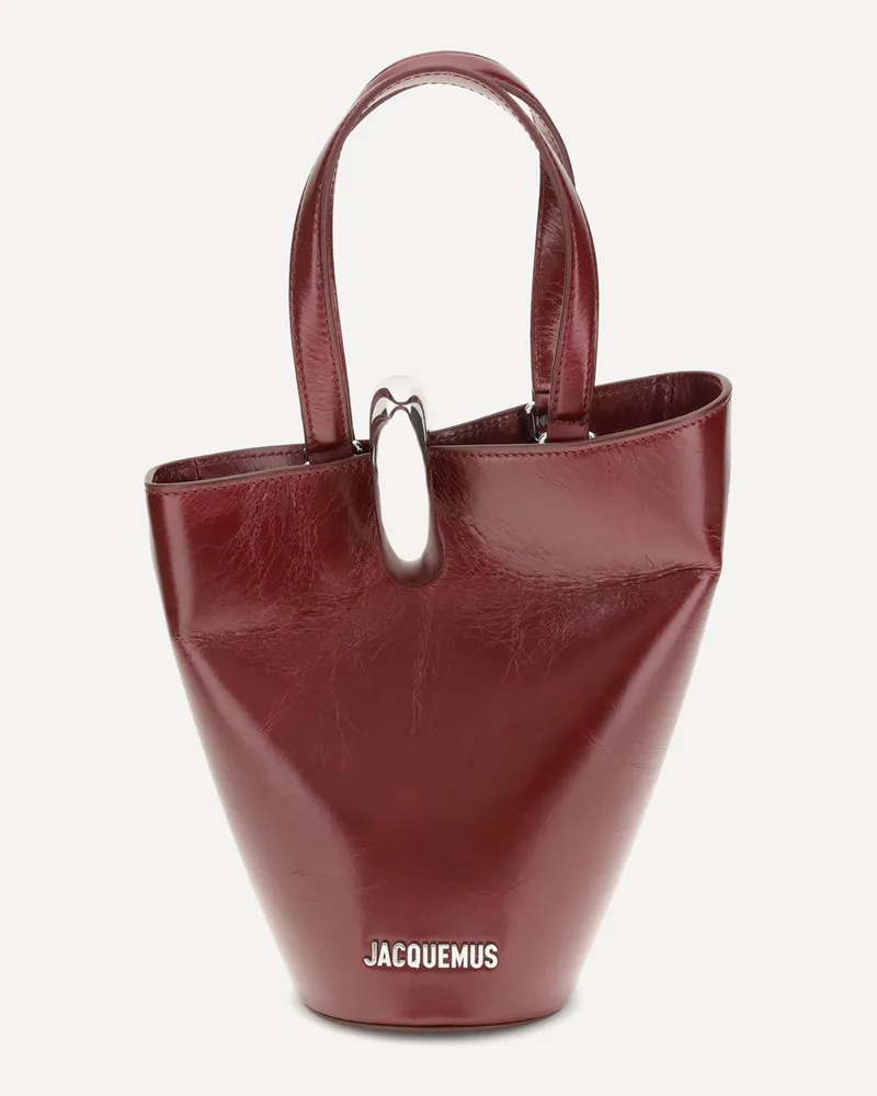 Jacquemus Asymmetric Bucket Bag Female Red