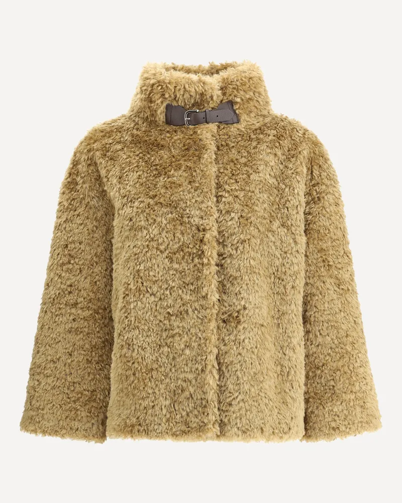 Herno Eco-Friendly short Fur Female Beige