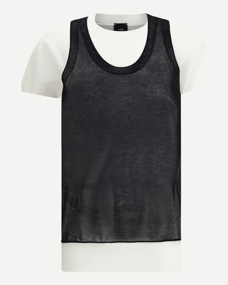 Pinko Knitted T-Shirt Female Black