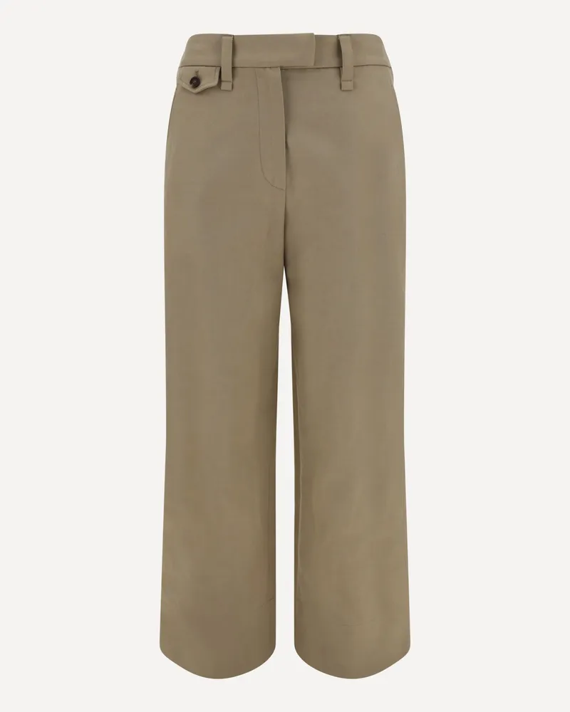 Brunello Cucinelli Cotton Pants Female Beige