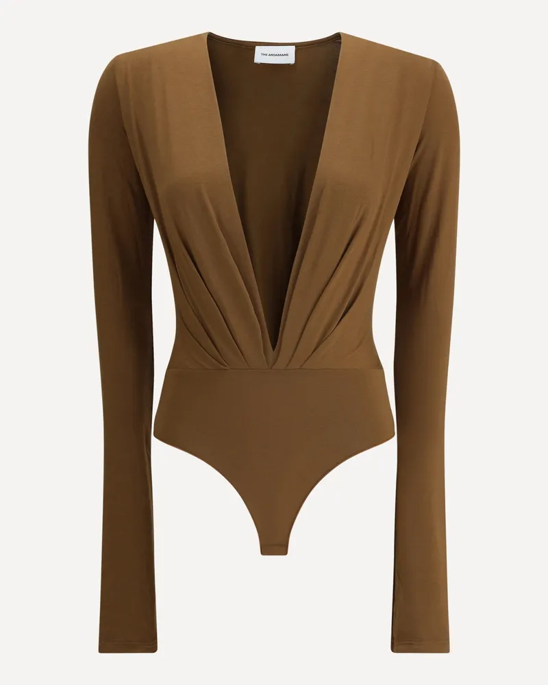 ANDAMANE Zelda Bodysuit Female Brown