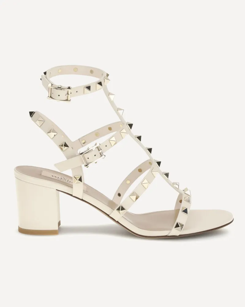 Valentino Garavani Rockstud Sandals Female Cream