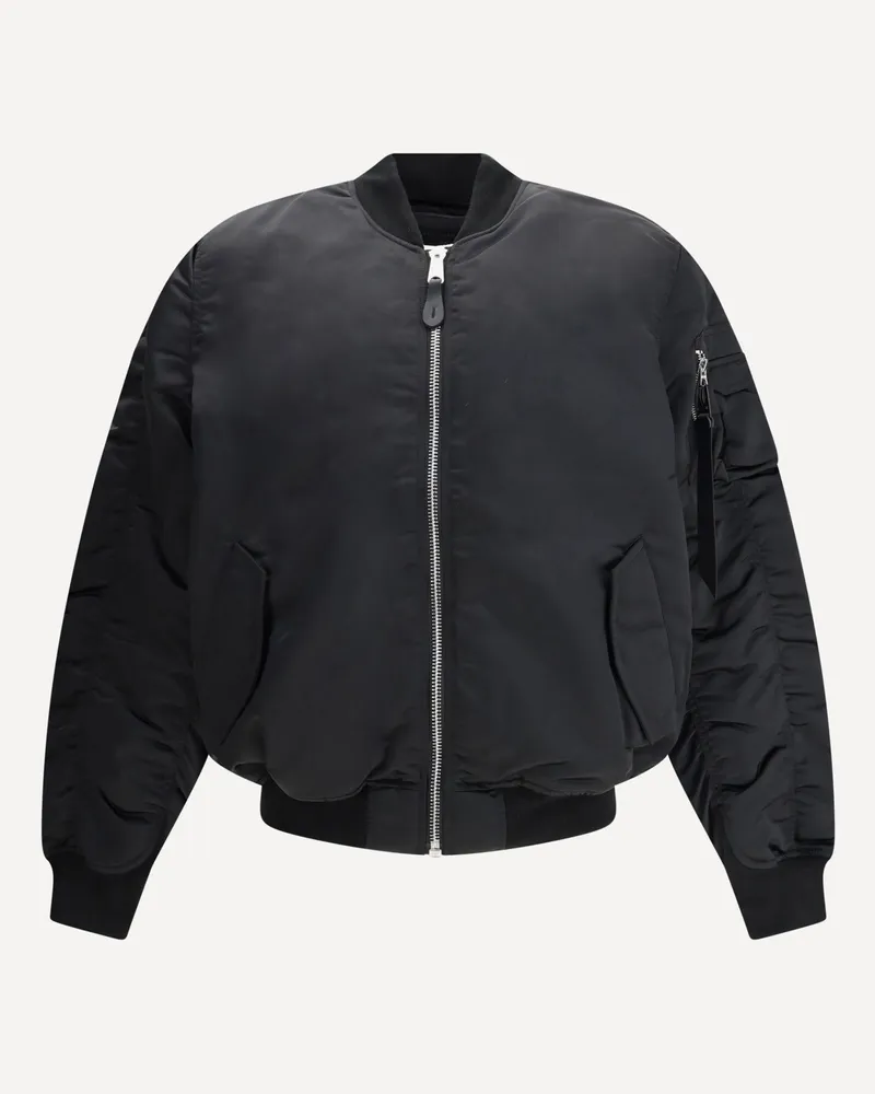 Alpha Industries MA-1 UV Bomber Jacket Male Black