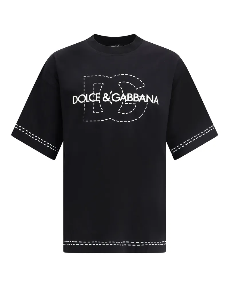 Dolce & Gabbana Maxi Logo T-shirt Nero