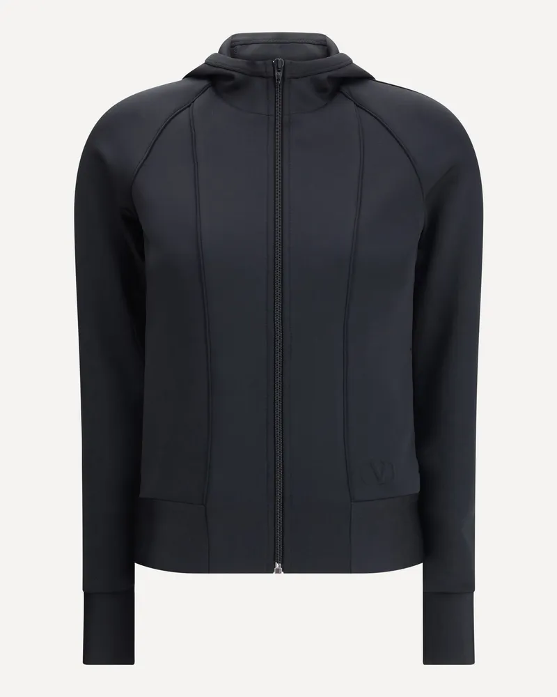 Valentino Garavani Structured technical jersey Sweatshirt Female Black