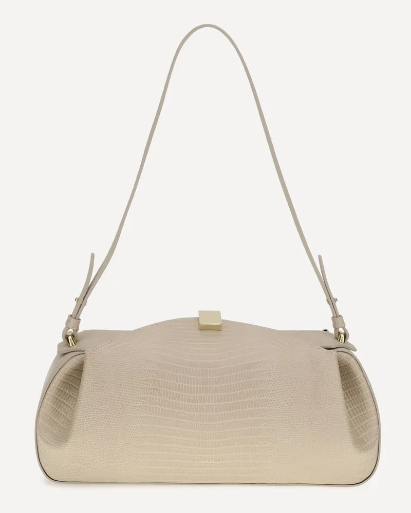 YUZEFI Oyster Shoulder Bag Female Cream