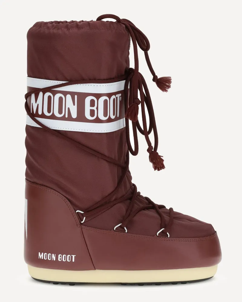 Moon Boot Icon Boots Female Bordeaux