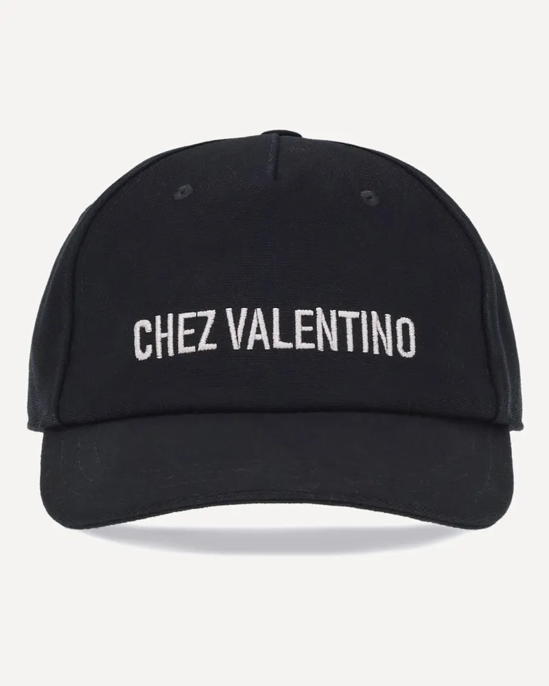 Valentino Garavani Chez Valentino Baseball Hat Male Black