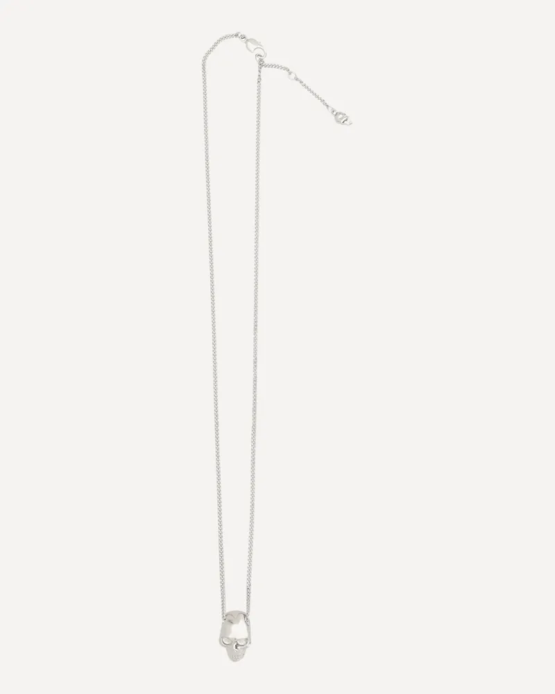 Alexander McQueen Skull Necklace Male Silver