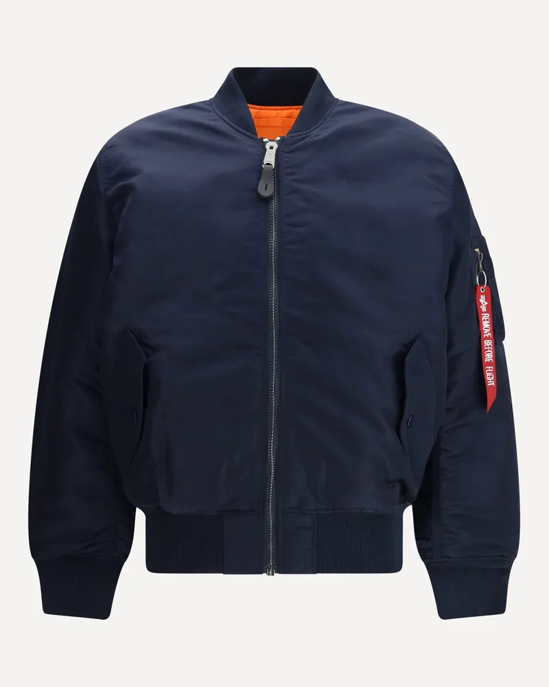 Alpha Industries MA-1 Heritage Bomber Jacket Male Blue