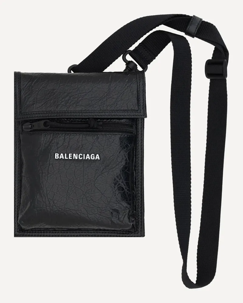 Balenciaga Explorer Shoulder Bag Male Black