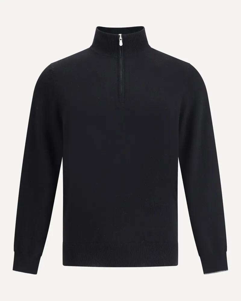 Brunello Cucinelli Cashmere Sweater Male Black