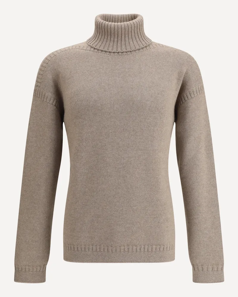 Loro Piana Cashmere turtleneck Sweater Male Beige