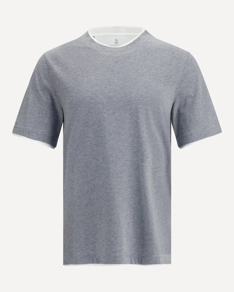 Brunello Cucinelli T-Shirt Male Grey