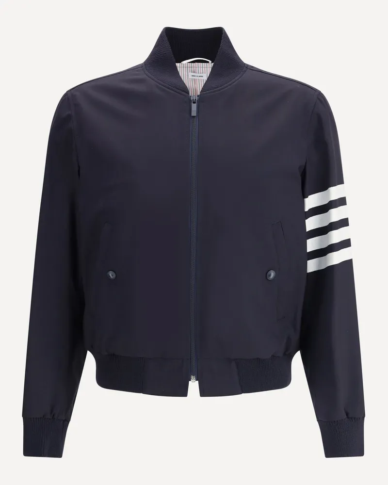 Thom Browne Wool Jacket Male Blue