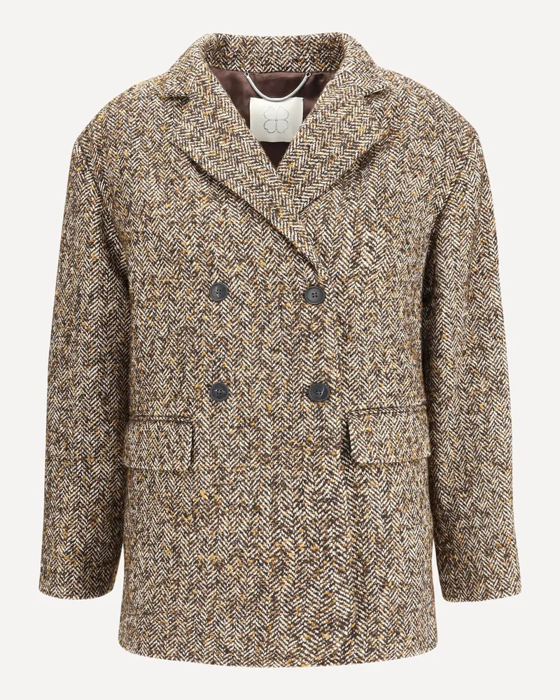 True Royal Vittoria Jacket in Tweed Female Brown
