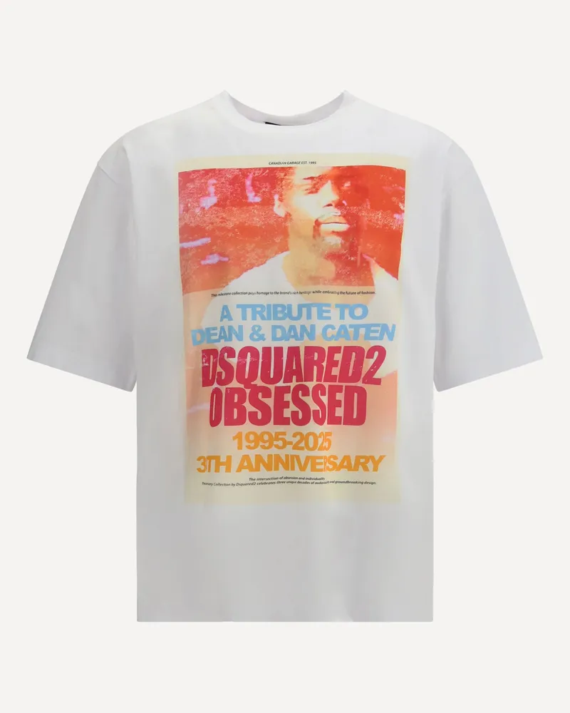 Dsquared2 Cotton T-Shirt Male White