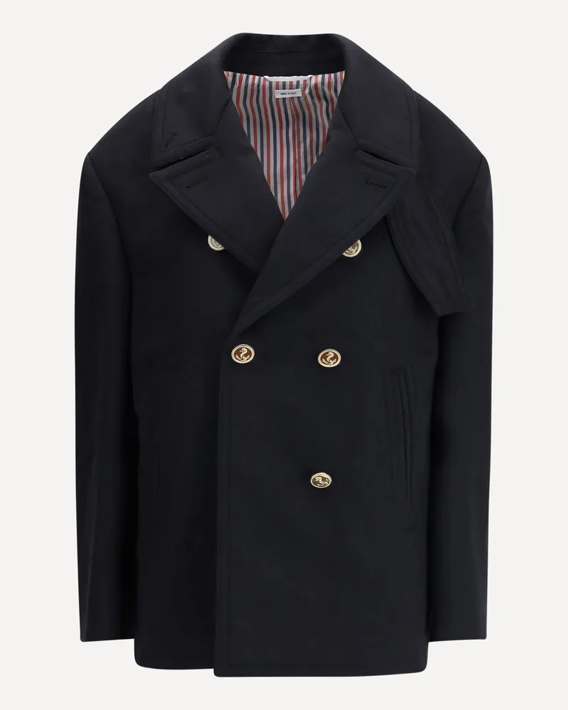 Thom Browne Double-breasted Jacket Female Blue