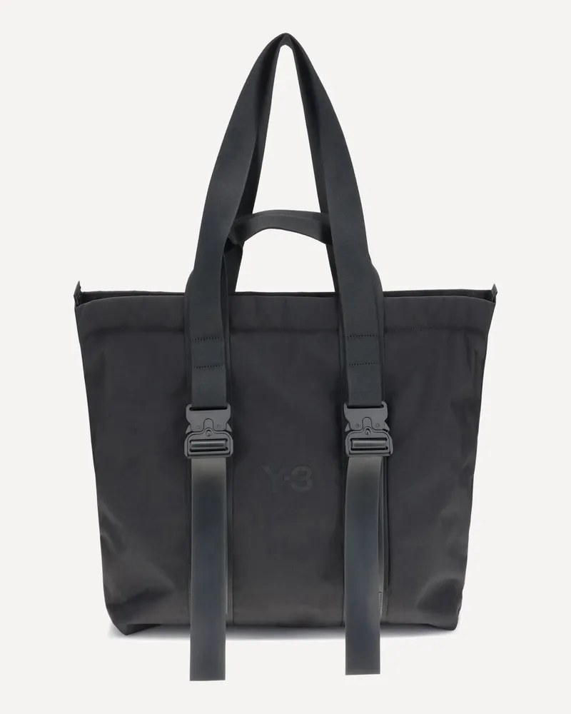 Y-3 Nylon Tote Bag Male Black