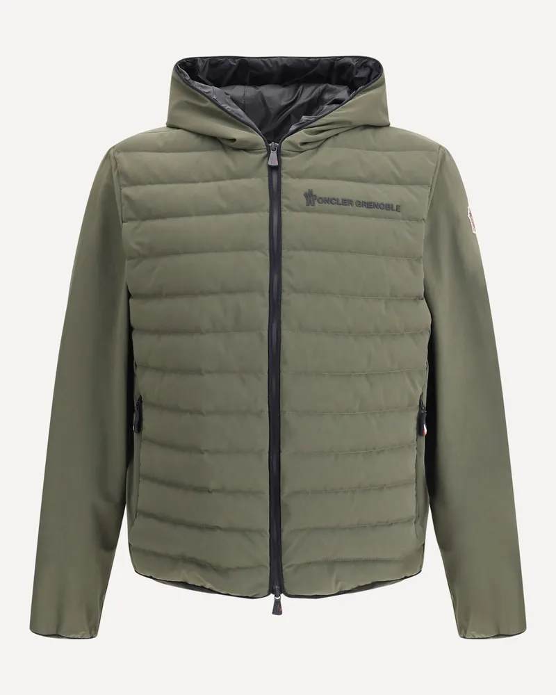 Moncler Padded zip-up Sweatshirt Male Green