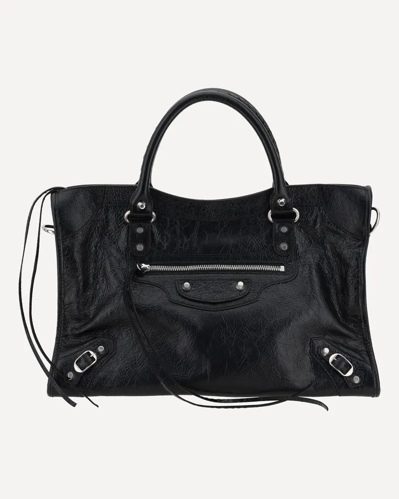 Balenciaga Le City Medium Handbag Female Black