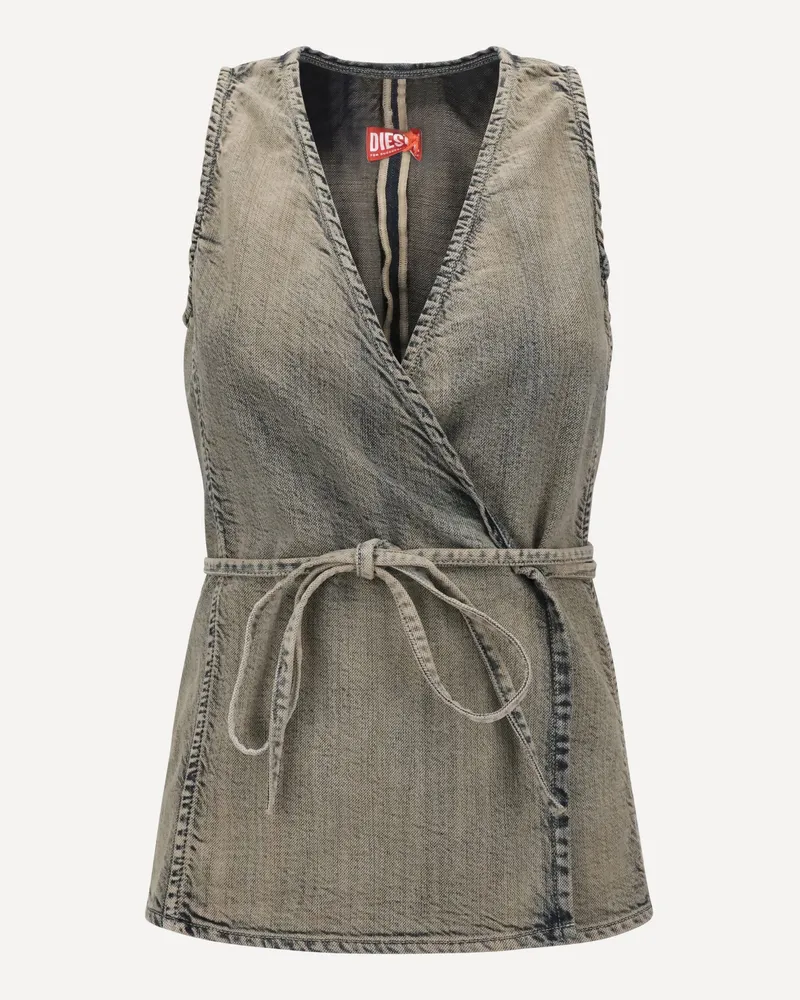 Diesel De-Vern Top Female Blue