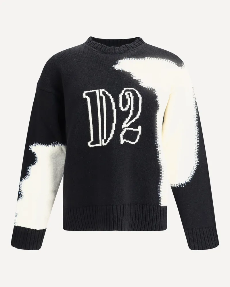 Dsquared2 Logoed Sweater Male Black