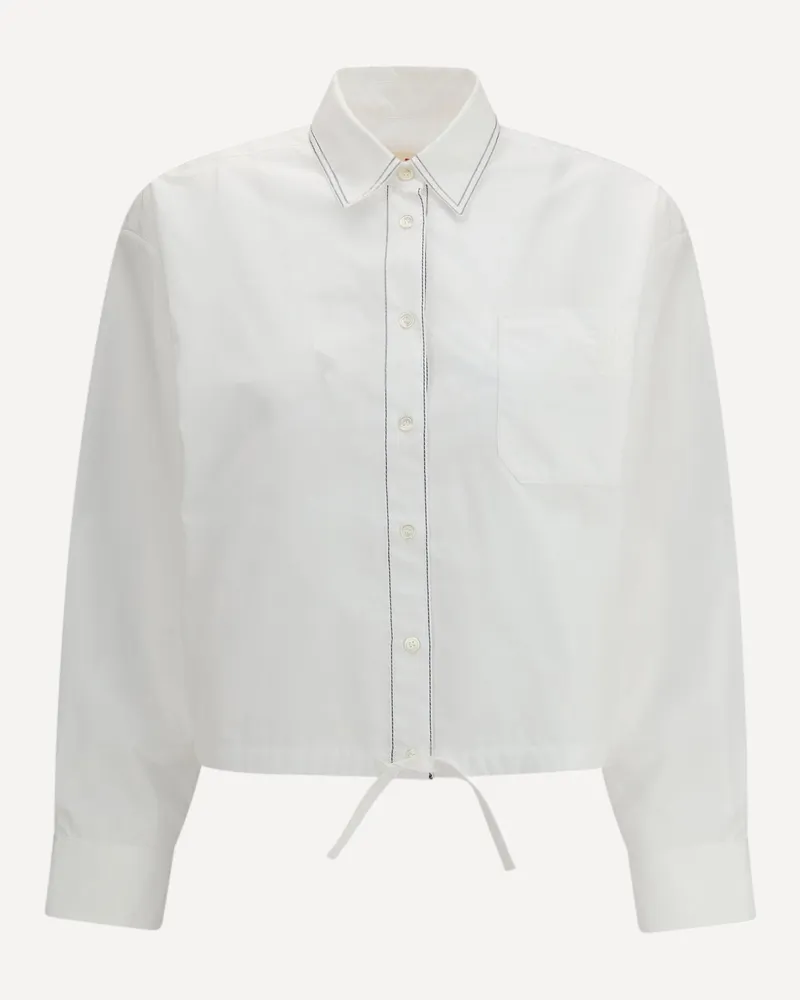 Marni Cropped long-sleeve Shirt Female White