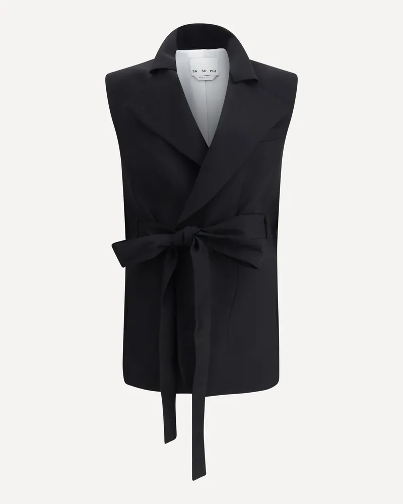 Sa Su Phi Lauren Vest Female Black