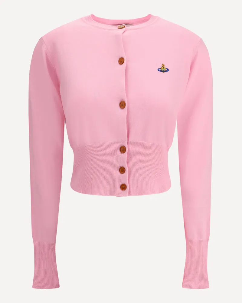 Vivienne Westwood Bea crop Cardigan Female Pink