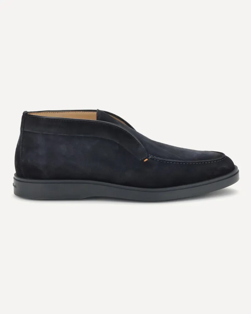 Santoni Polo Loafers Male Blue