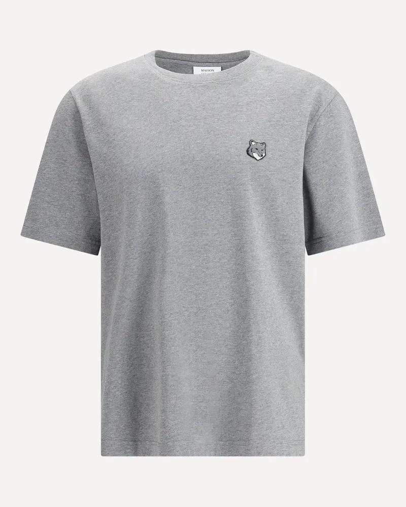 Kitsuné Fox Head Comfort T-shirt Male Grey