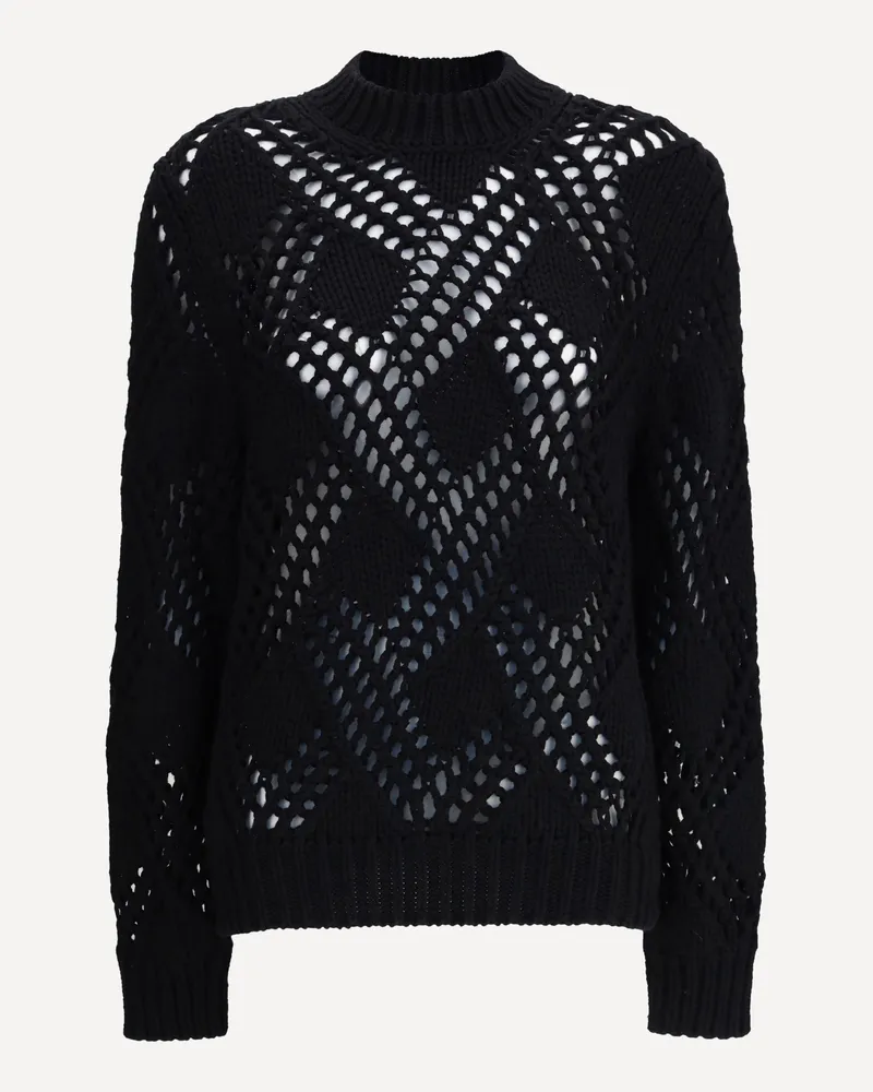 Jil Sander Geometric Pattern Sweater Female Black