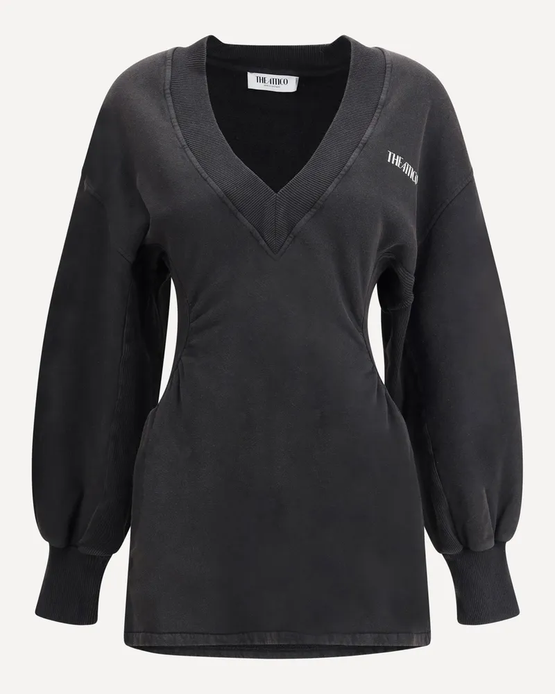 ATTICO Plush mini Dress Female Black