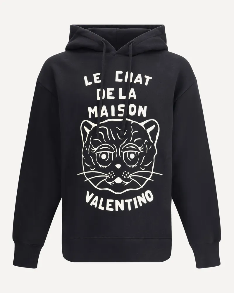 Valentino Garavani Le Chat De La Maison Hoodie Male Black