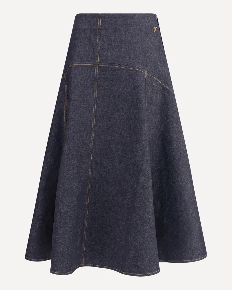 Jacquemus Denim midi Skirt Female Blue