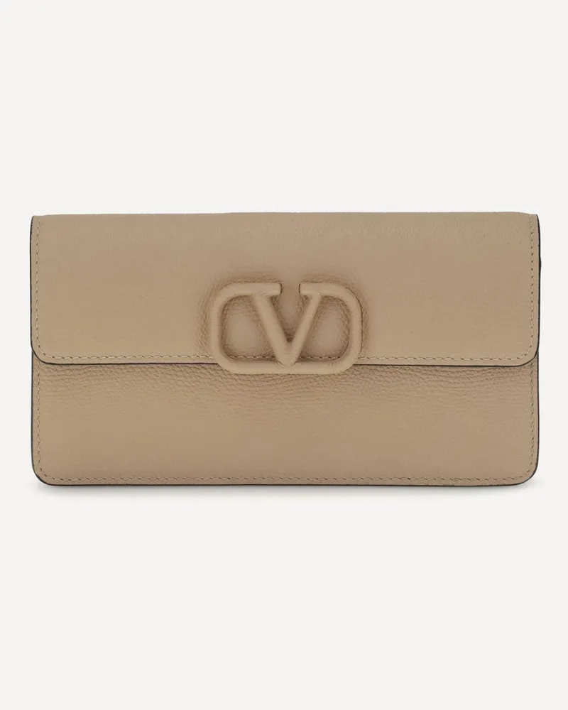 Valentino Garavani VLogo Shoulder Bag Female Beige