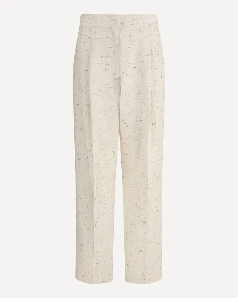 Fabiana Filippi Buttoned fabric Pants Female Cream